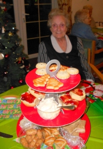 Jean at afternoon tea