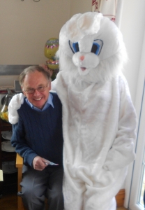 Brian with Easter Bunny