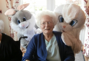 Margaret meets the bunnies