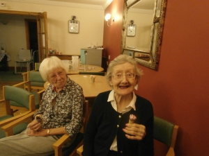 Rosa enjoys an ice cream in the interval