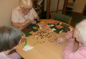 Making Diwali elephants