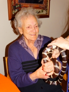 Jeanie B with Slither