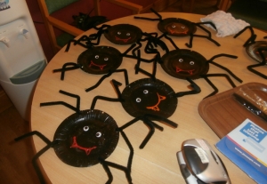 Halloween spiders