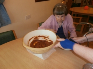 Making pumpkin pie