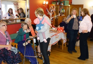 Coffee morning visitors